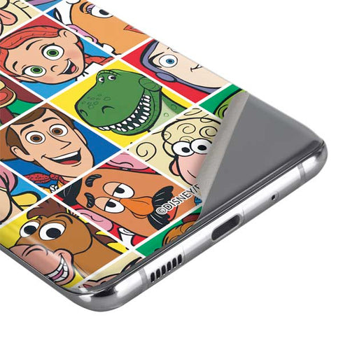Disney Toy Story Characters Collage faces Galaxy S20 Plus Skin